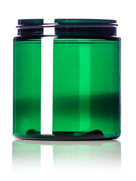 Green PET Single Wall Jar
