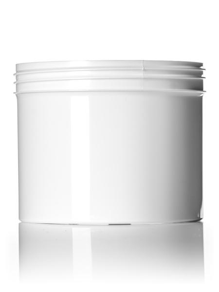 White PP Single Wall Jar