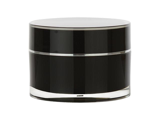 Black Cosmetic Jar Set